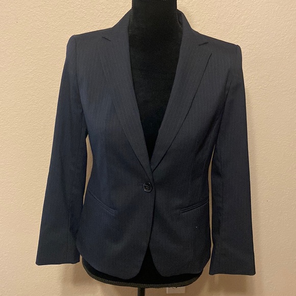 Ann Taylor Jackets & Blazers - Ann Taylor Dark Blue Blazer